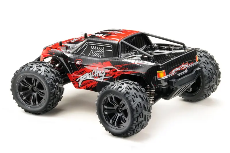 1:14 4WD High-Speed Truck RACING black/red RTR – RC Buggies