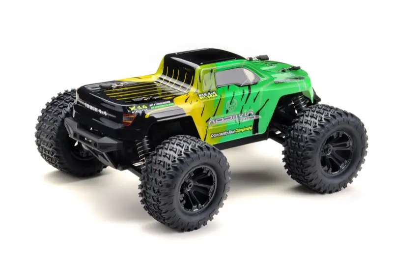 1:16 Monster Truck MINI AMT yellow/green 4WD RTR – RC Monster Trucks