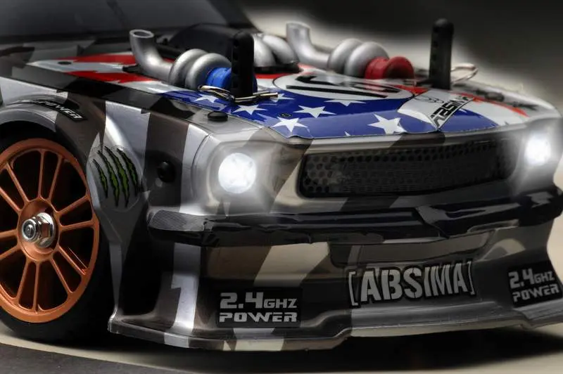 1:16 4WD BL Touring Car "FUN MAKER" stars'n grey RTR – 150-200