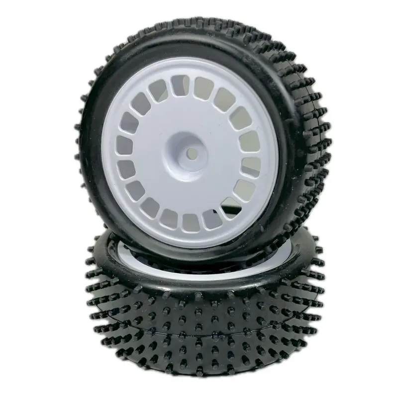 1:10 Buggy Wheel Set "Mini Pin" front white (2) – RC Wheels & Tyres