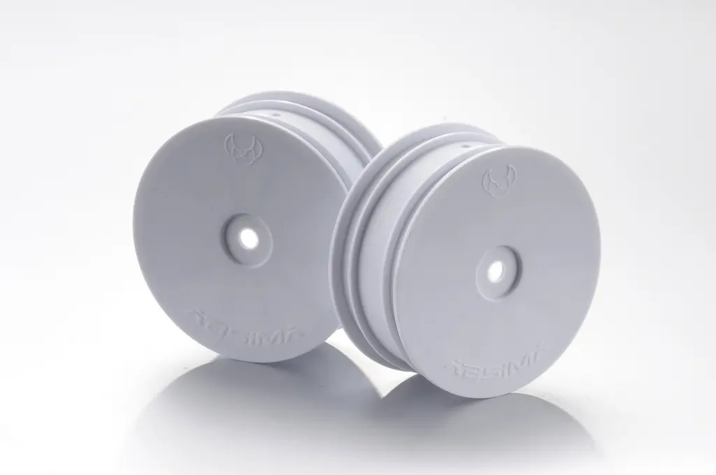 1:10 Off-Road 4WD racing front rims 14mm white (2) – RC Wheels & Tyres