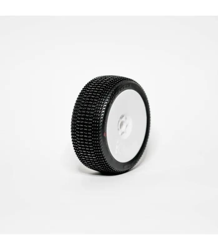 1:8 Buggy WIND ULTRA SOFT "V2" pre-mounted white (2) – RC Wheels & Tyres