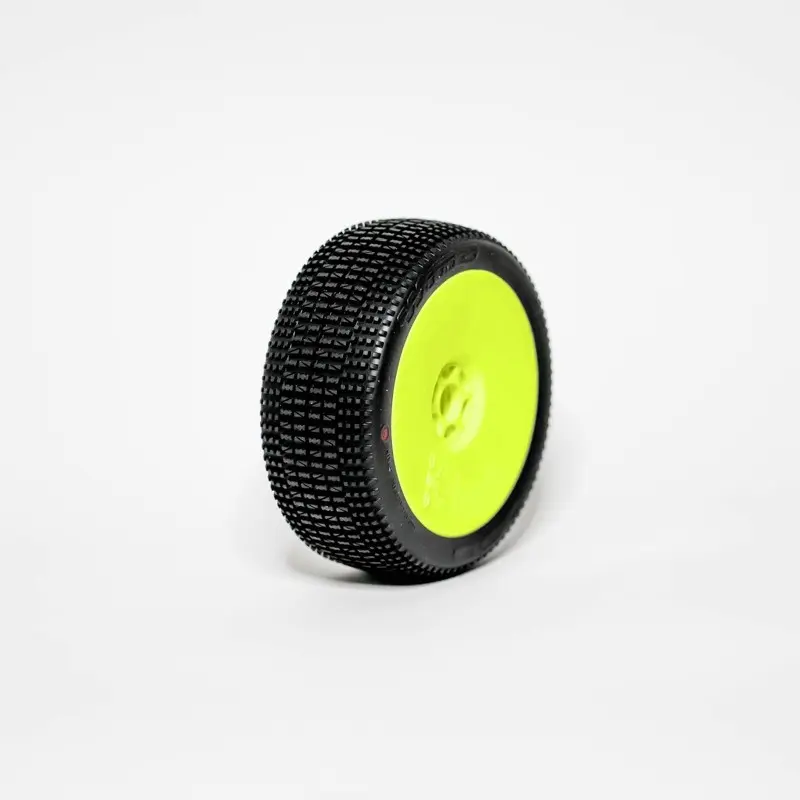 1:8 Buggy WIND ULTRA SOFT "V2" pre-mounted yellow (2) – RC Wheels & Tyres