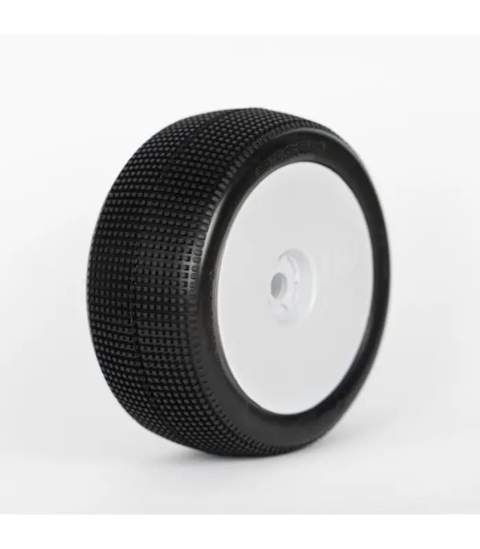 1:8 Truggy STORM CLAY "V2" pre-mounted white (2) – RC Wheels & Tyres