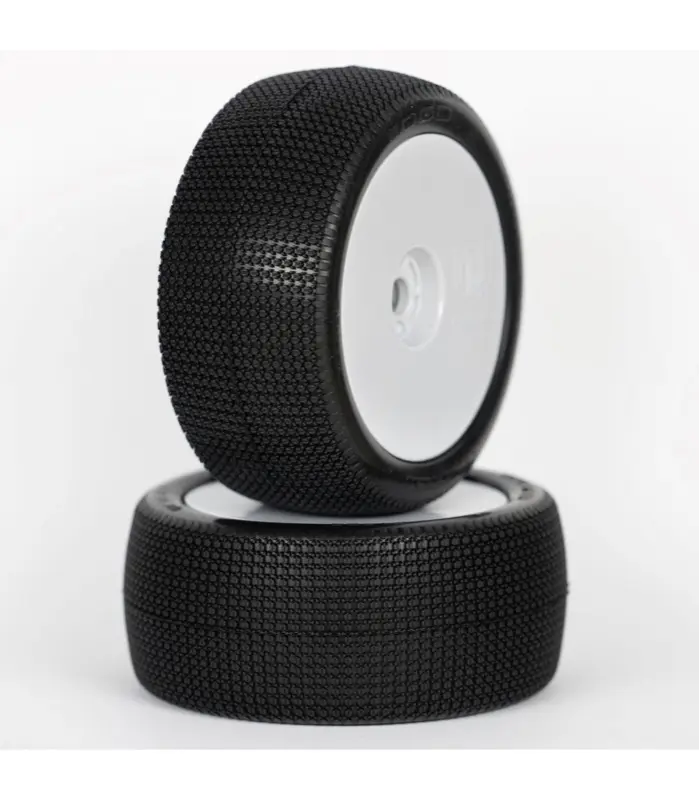 1:8 Truggy TWISTER SOFT "V2" pre-mounted white (2) – RC Wheels & Tyres