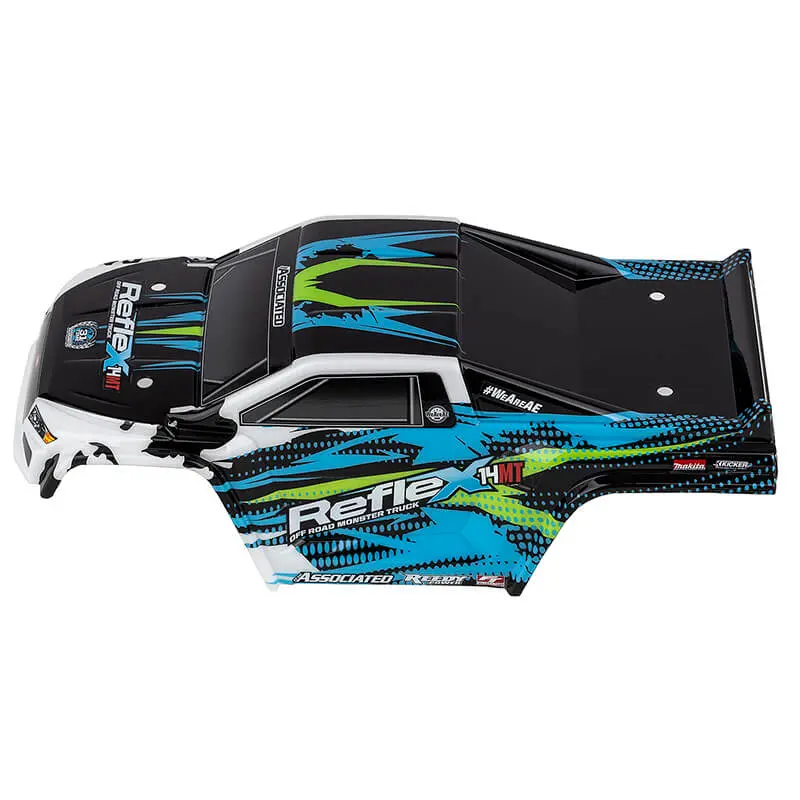 Team Associated Reflex 14Mt Blue/ White Bodyshell – Team Associated Parts