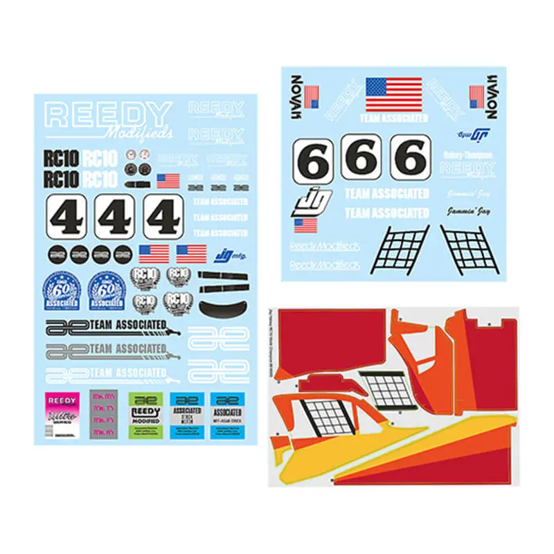 Team Associated Jay Halsey Wc Decal Sheet – Team Associated Parts