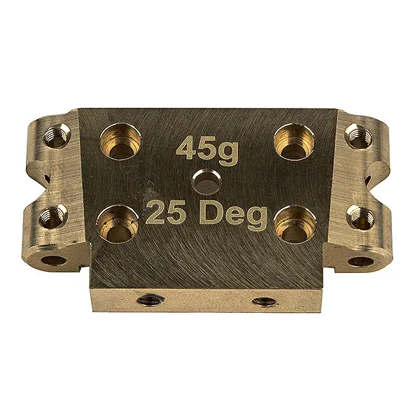 Team Associated Dr10 Ft Brass Front Bulkhead 25 Degree 45G – Team Associated Parts
