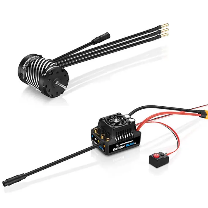 Hobbywing Combo Max10 G2 80A Esc 3652Sd 4100Kv Blk G3 Motor – RC Motor & ESC combo