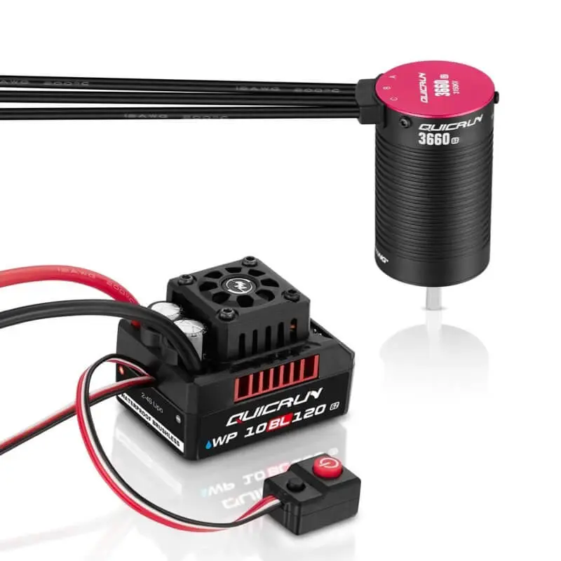 Hobbywing Quicrun Combo Esc G2 10Bl120/3660Sl 3150Kv G2 Motor – 50 - 100