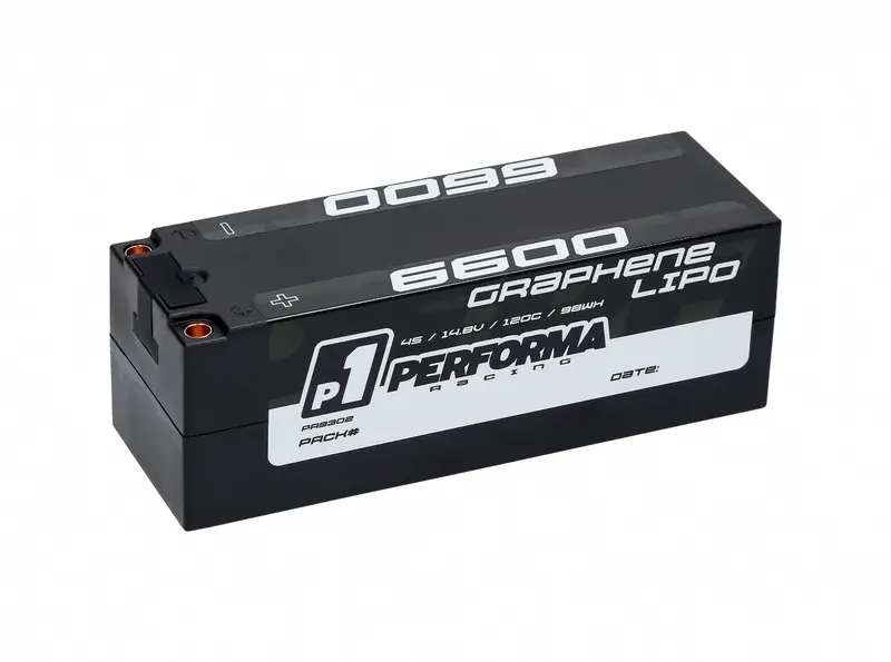 Performa Racing P1 Graphene Lipo 6600 14.8V 120C – RC Batteries