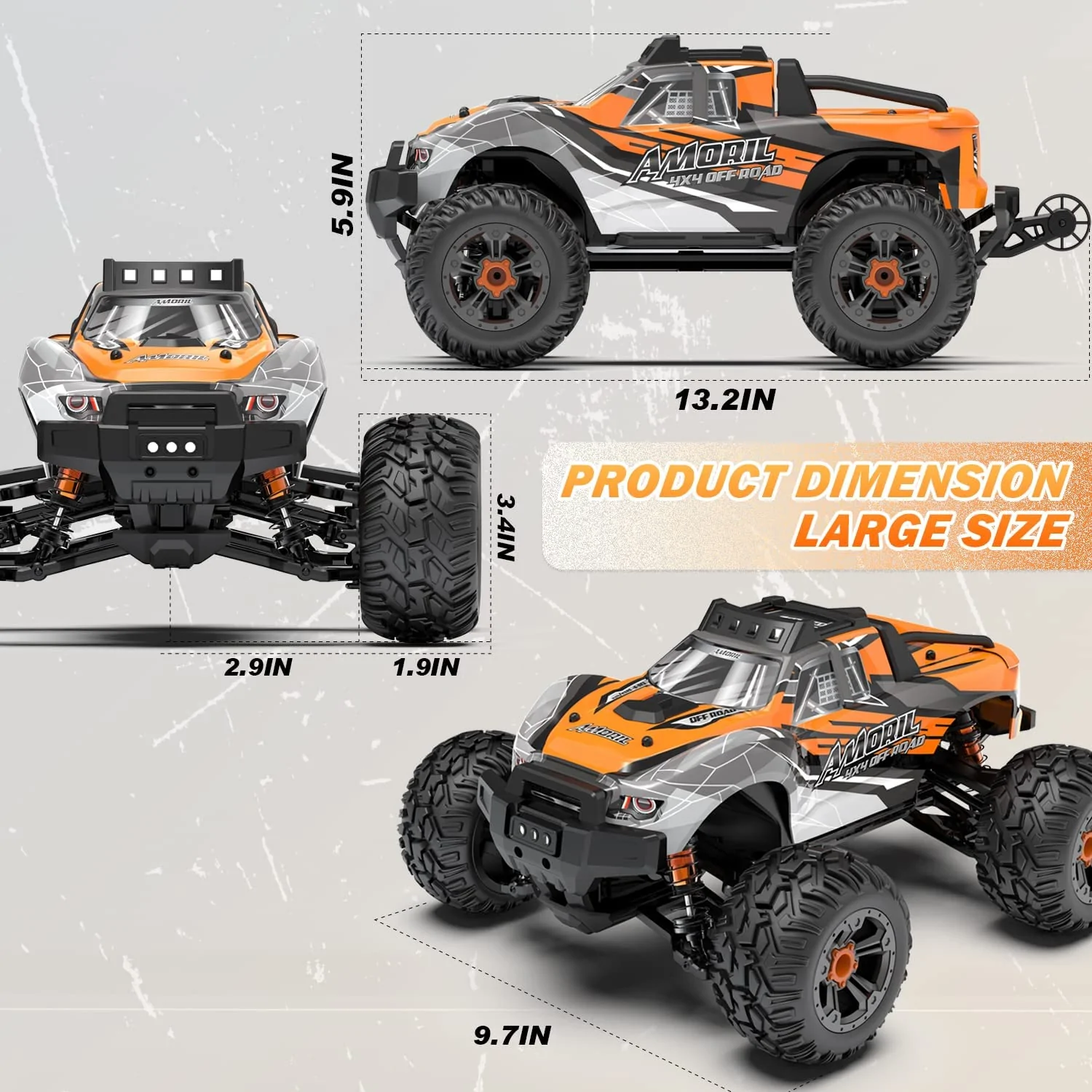 RLAARLO RC Monster truck