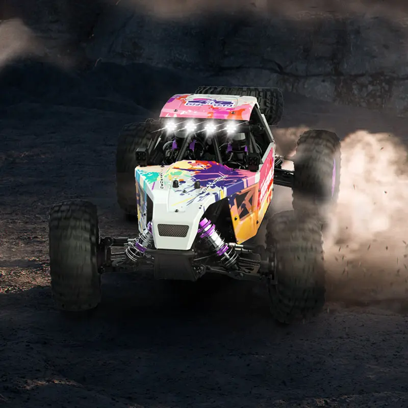 Rlaarlo AM-D12 1/12 RTR Brushless RC Desert Truck , Max 45MPH Fast RC Car (gold/yellow) – RC Buggies