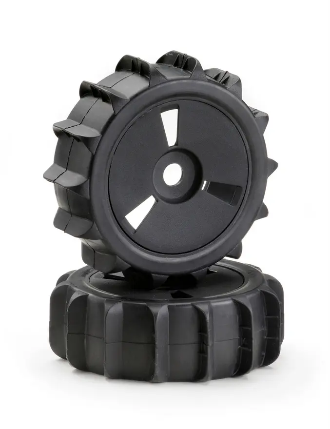 Wheel Set Buggy Disc "Sand Paddle" black 1:8 (2) – RC Wheels & Tyres