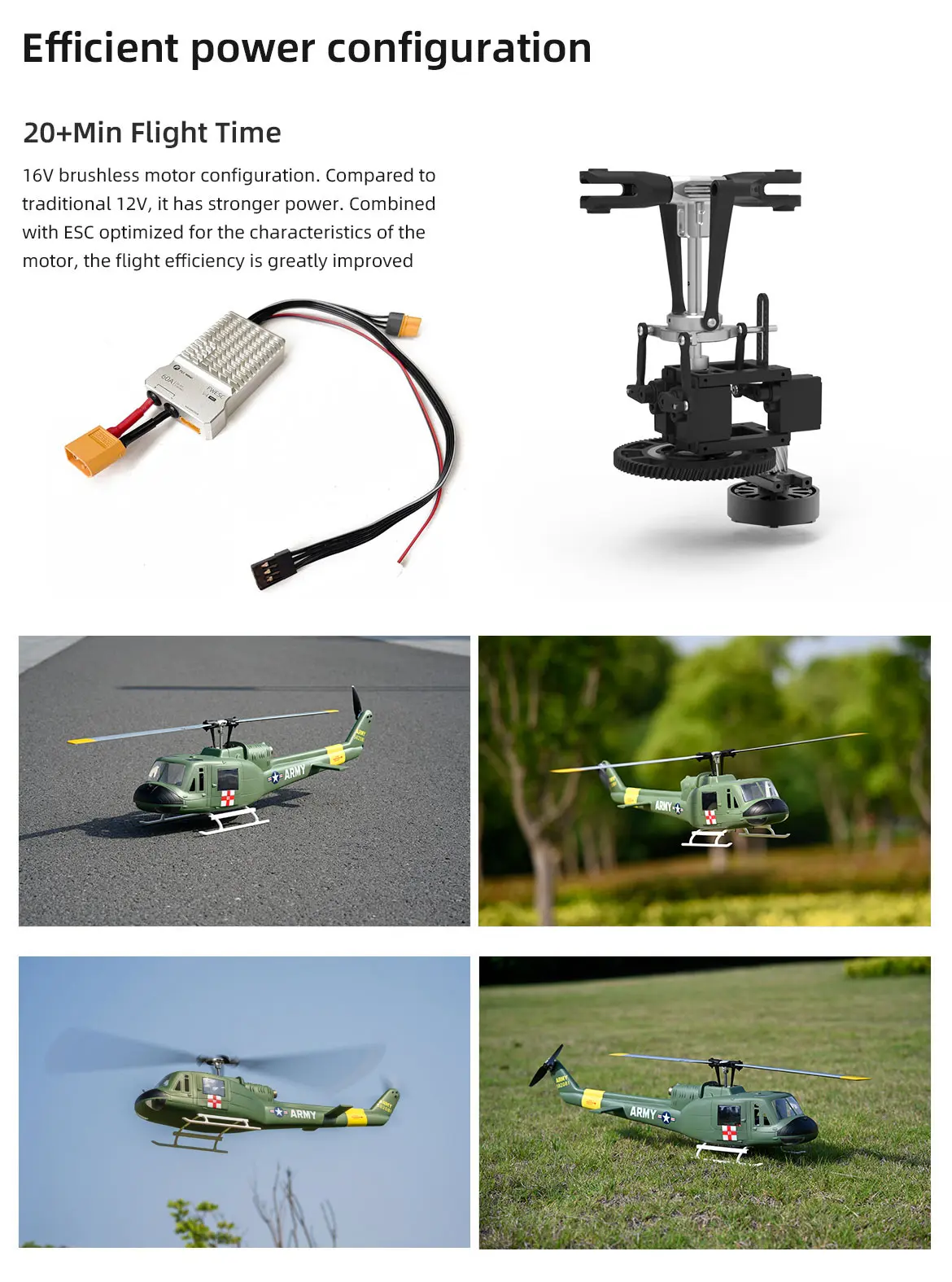 Flywing Huey RC Helicopter