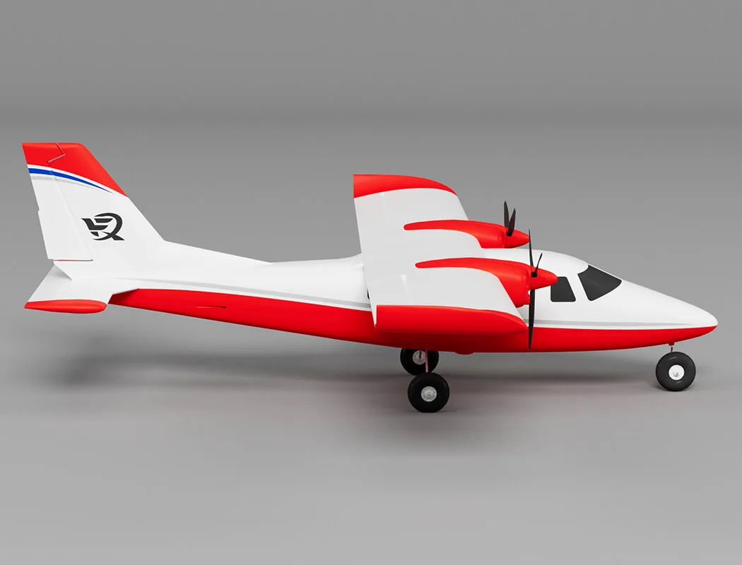 Xfly P68 Twin 850Mm Wingspan Red – RC Planes