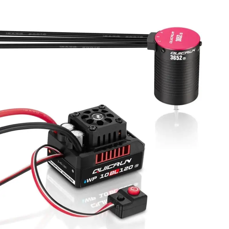 Hobbywing Quicrun Combo Esc G2 10Bl120/3652Sl 3250Kv G2 Motor – RC Motor & ESC combo
