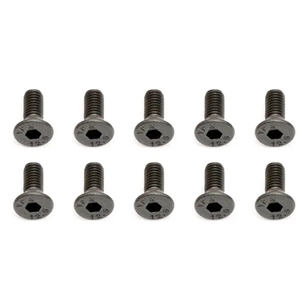 Team Associated M3 X 8 Flat Head Hex Screw (10)
