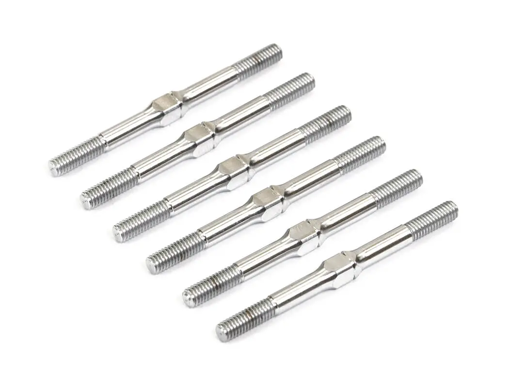 Centro Rc10b7 Titanium Turnbuckle Set (6pc) - Silver – view 2