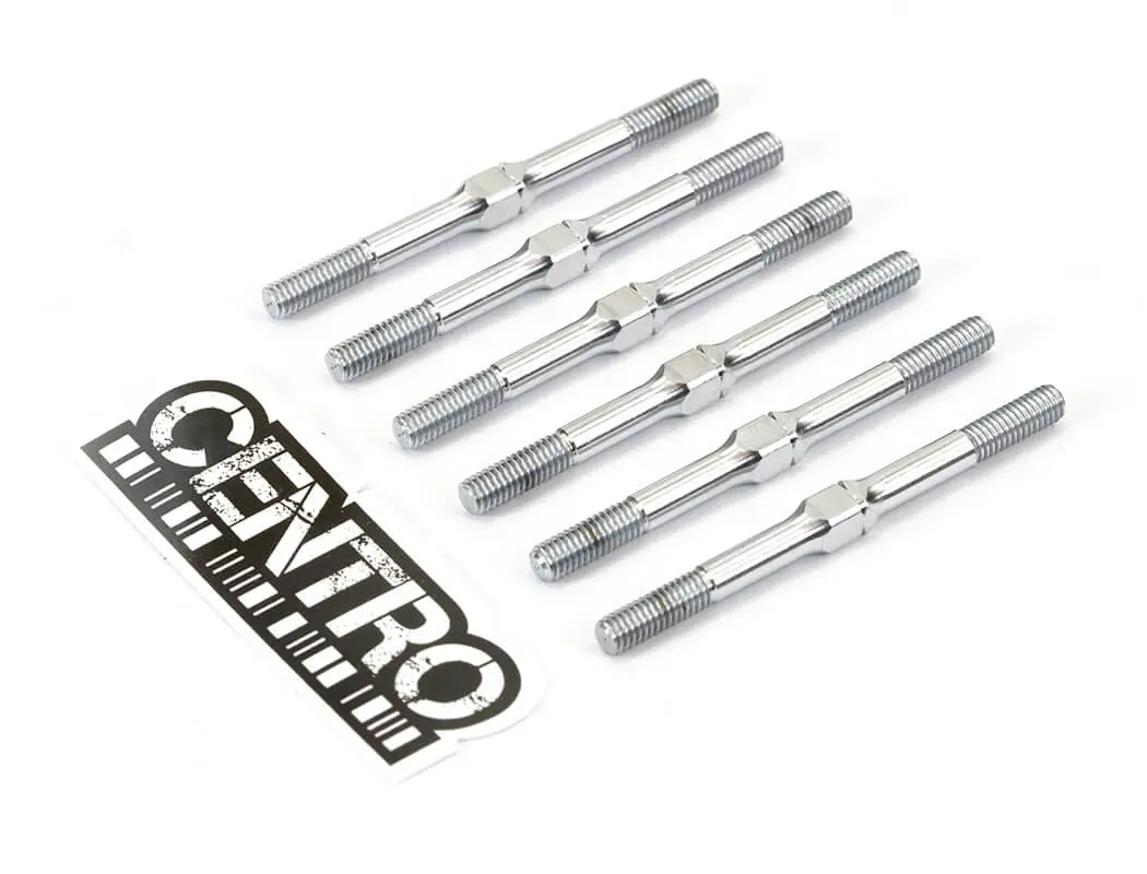 Centro Rc10b7 Titanium Turnbuckle Set (6pc) - Silver – view 3