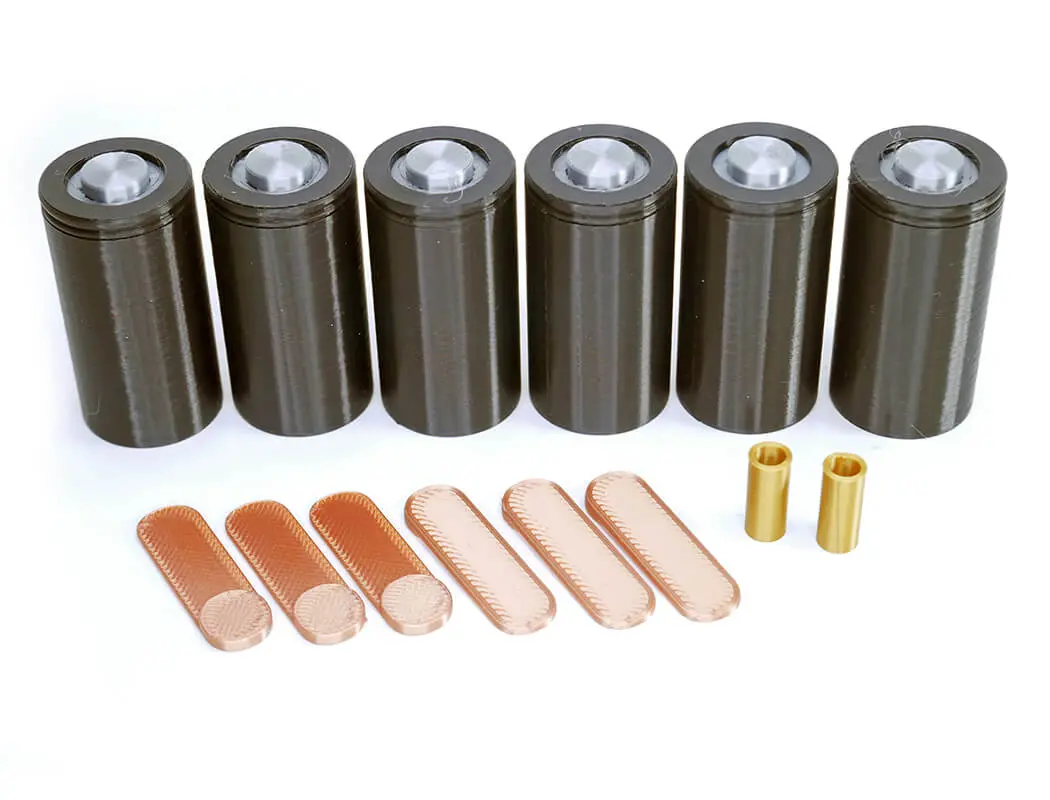Centro Vintage Dummy 6 Cells Pack With Hardware (3d Printed) – view 2