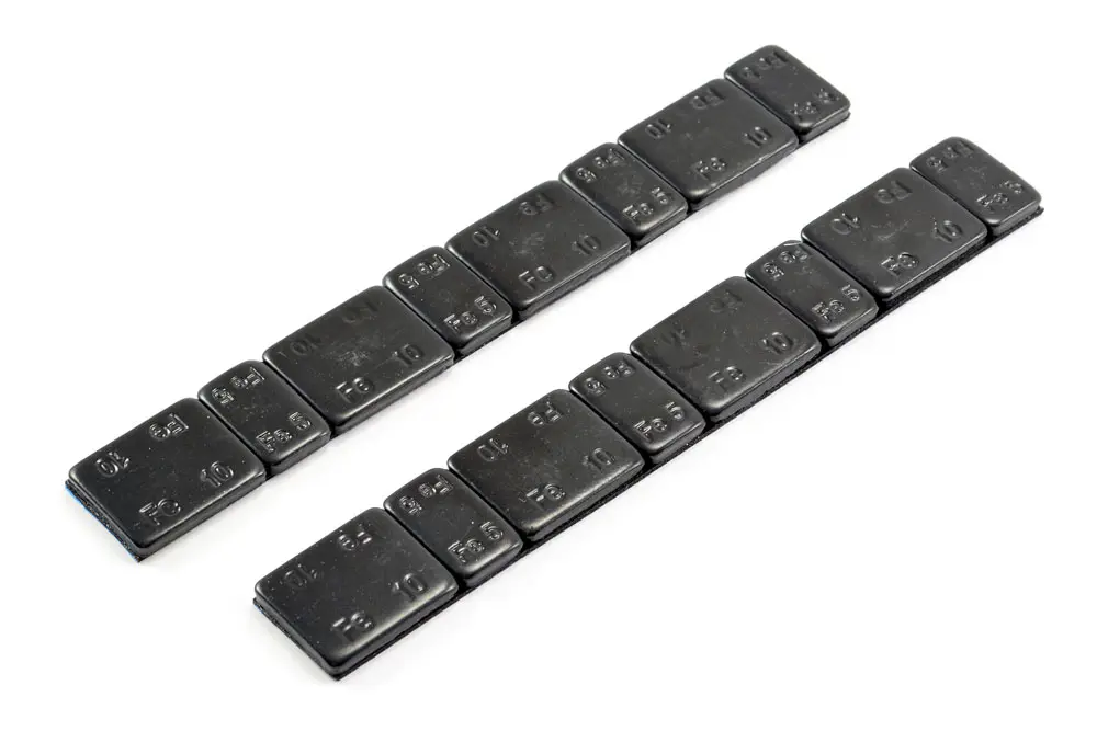 Centro Black Chassis Weights W/Adhesive 5g/10g X 2 Strips – view 2