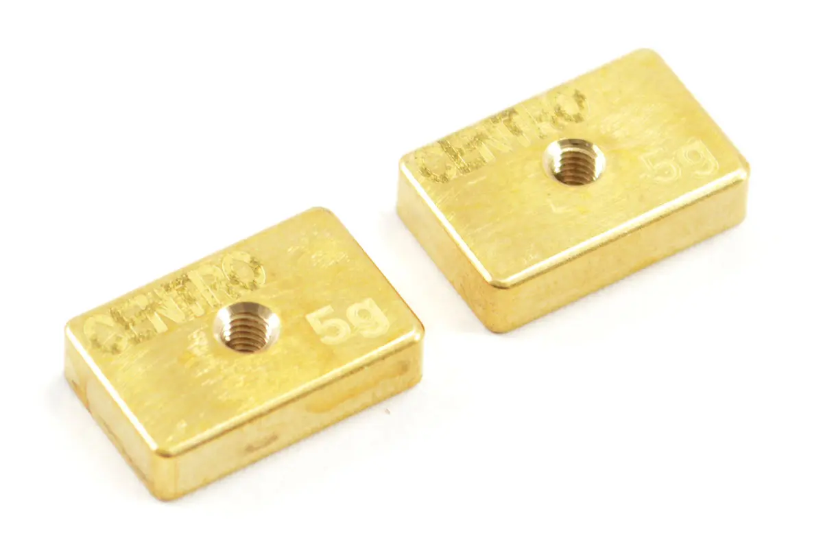 Centro Precision Brass 5g Balancing Weights (Pr) – view 2