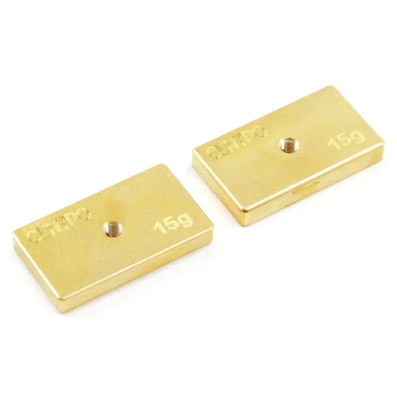 Centro Precision Brass 15g Balancing Weights (Pr)