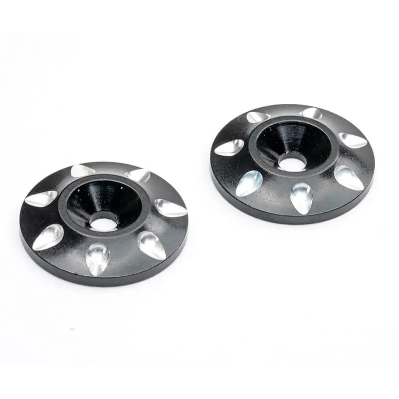 Centro 1/8th Wing Washers - Black
