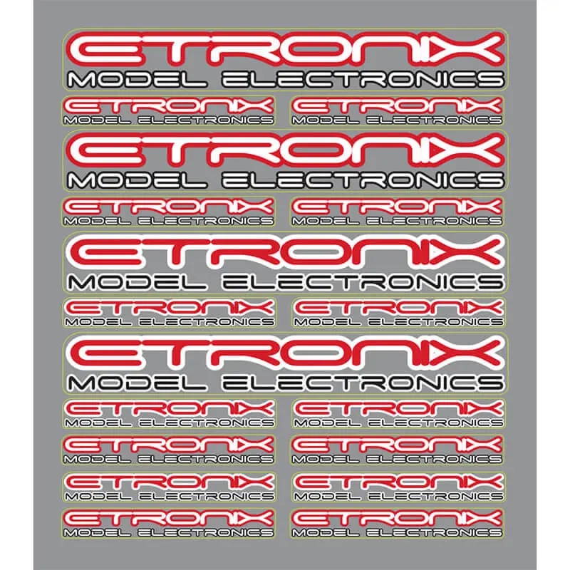 Etronix Mini Decal Sheet