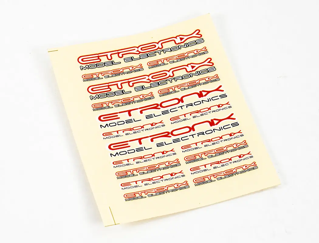 Etronix Mini Decal Sheet – view 3