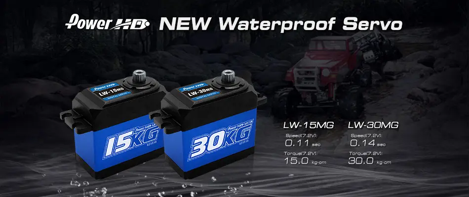 Power HD LW-15MG MG Digital Waterproof Servo HV 15.0kg/0.11s – view 3