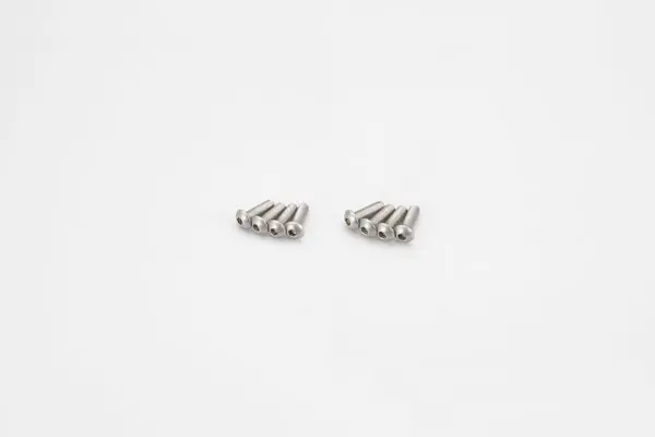 Hex Button Screws 3x10mm (8) Titan