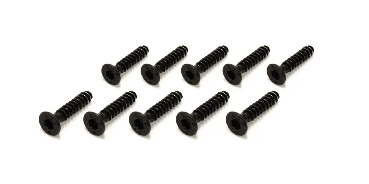 Flat Head Tp Screws Hex m2.6x12mm (10) Kyosho