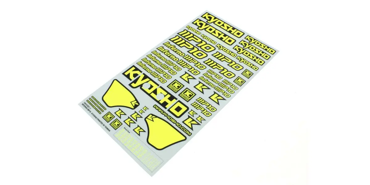 Kyosho Inferno MP10 Stecker Sheet – view 2