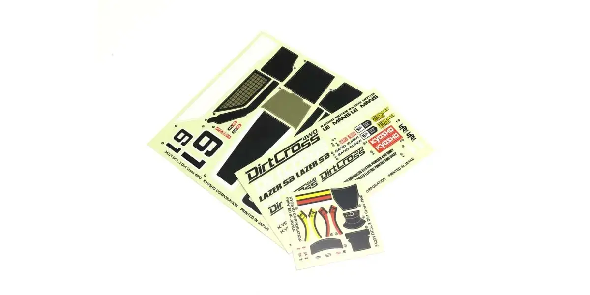 Decal Kyosho Ep Lazer Sb Dirtcross
