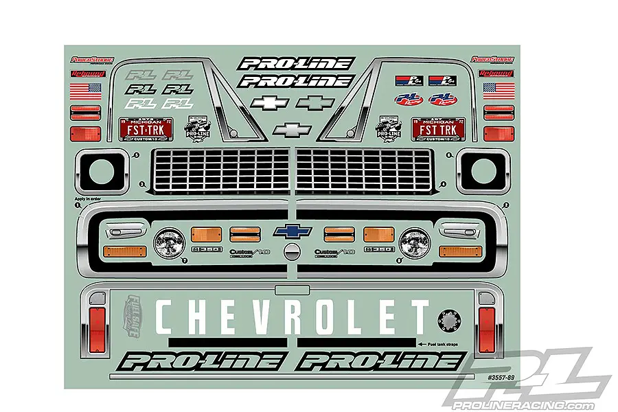 Proline 1972 Chevy C-10 Clear Drag Body for 2wd Drag Truck – view 2