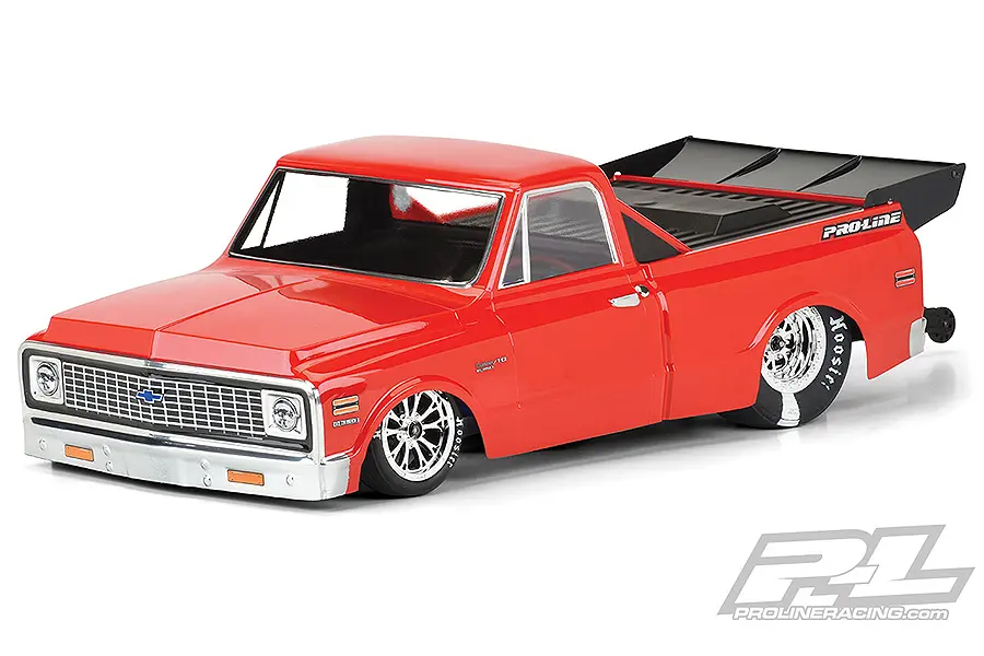Proline 1972 Chevy C-10 Clear Drag Body for 2wd Drag Truck – view 3