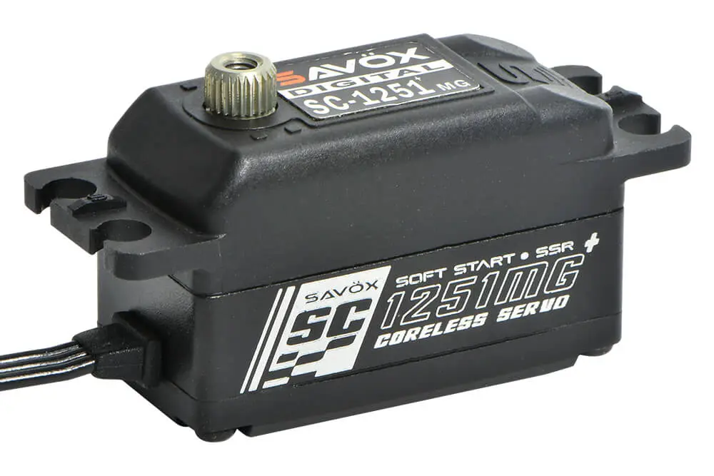 Savox Digi Low Profile Servo 9kg @ 6v -Black Edition - Plus – view 2