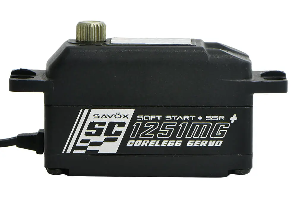 Savox Digi Low Profile Servo 9kg @ 6v -Black Edition - Plus – view 5