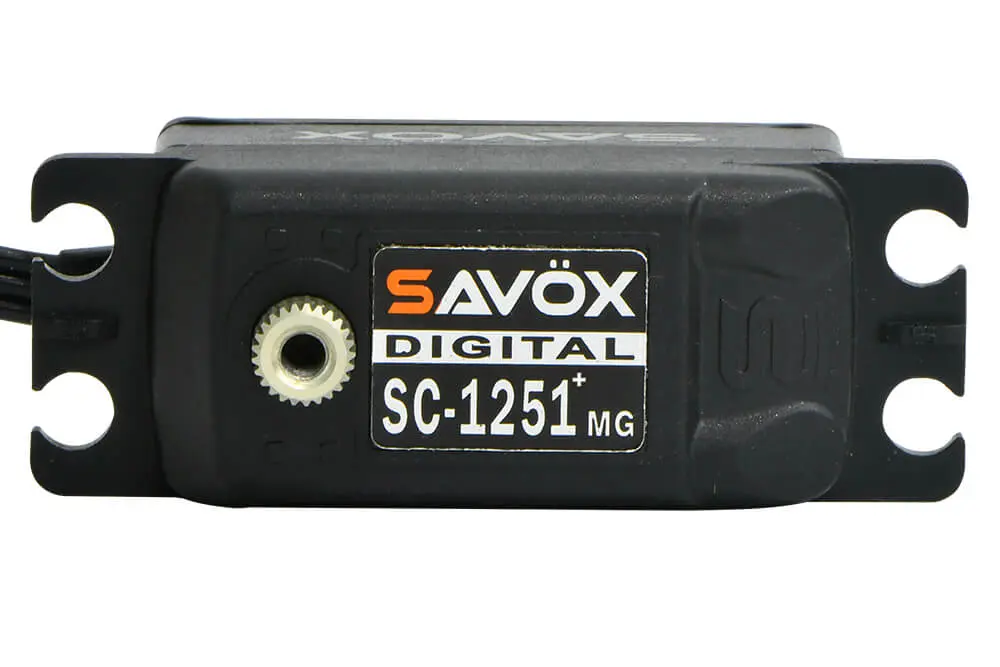 Savox Digi Low Profile Servo 9kg @ 6v -Black Edition - Plus – view 6