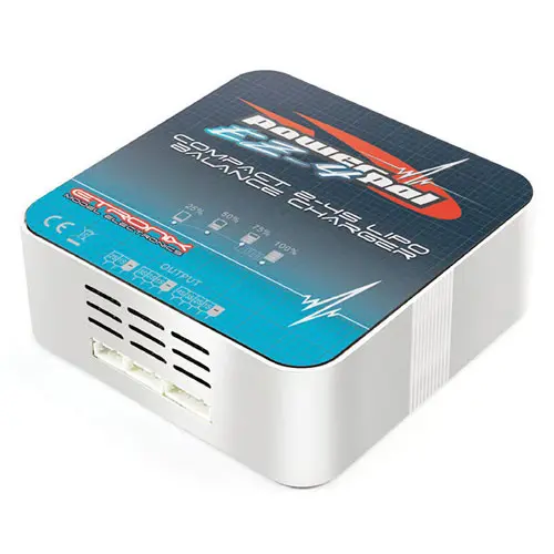 Etronix Powerpal Ez-4 50w Lipo 2-4s Ac Charger (European Plug)