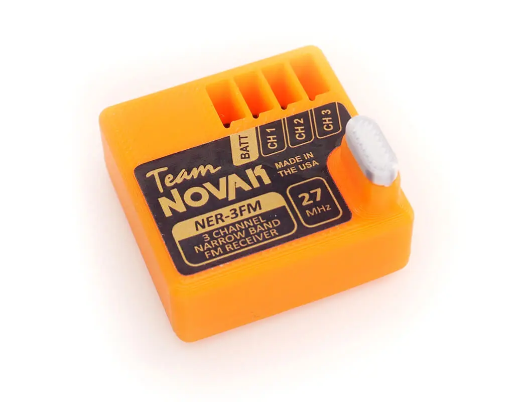 Centro Vintage Novak Ner-3fm Receiver (3d Printed) – view 2
