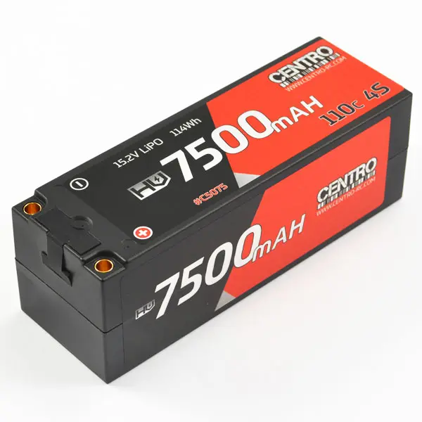 Centro Hv 4s 7500mah 15.2 110c Hardcase Lipo Battery 5.0MM