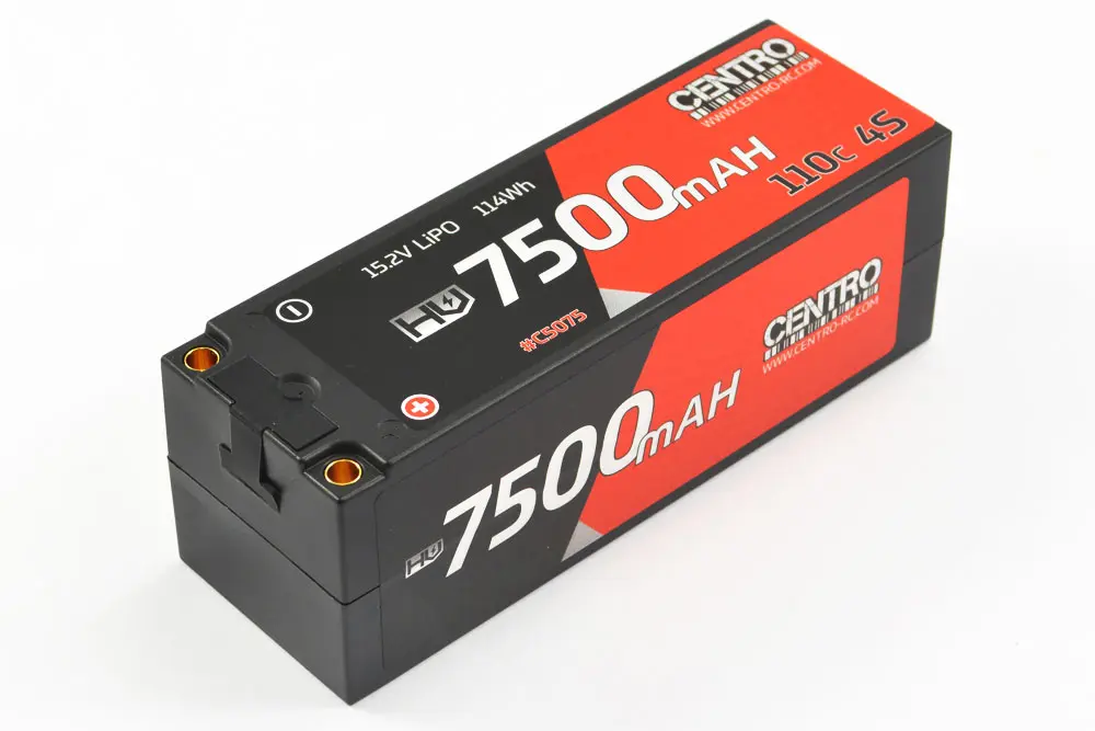 Centro Hv 4s 7500mah 15.2 110c Hardcase Lipo Battery 5.0MM – view 2