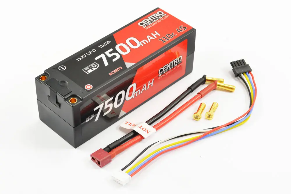 Centro Hv 4s 7500mah 15.2 110c Hardcase Lipo Battery 5.0MM – view 4