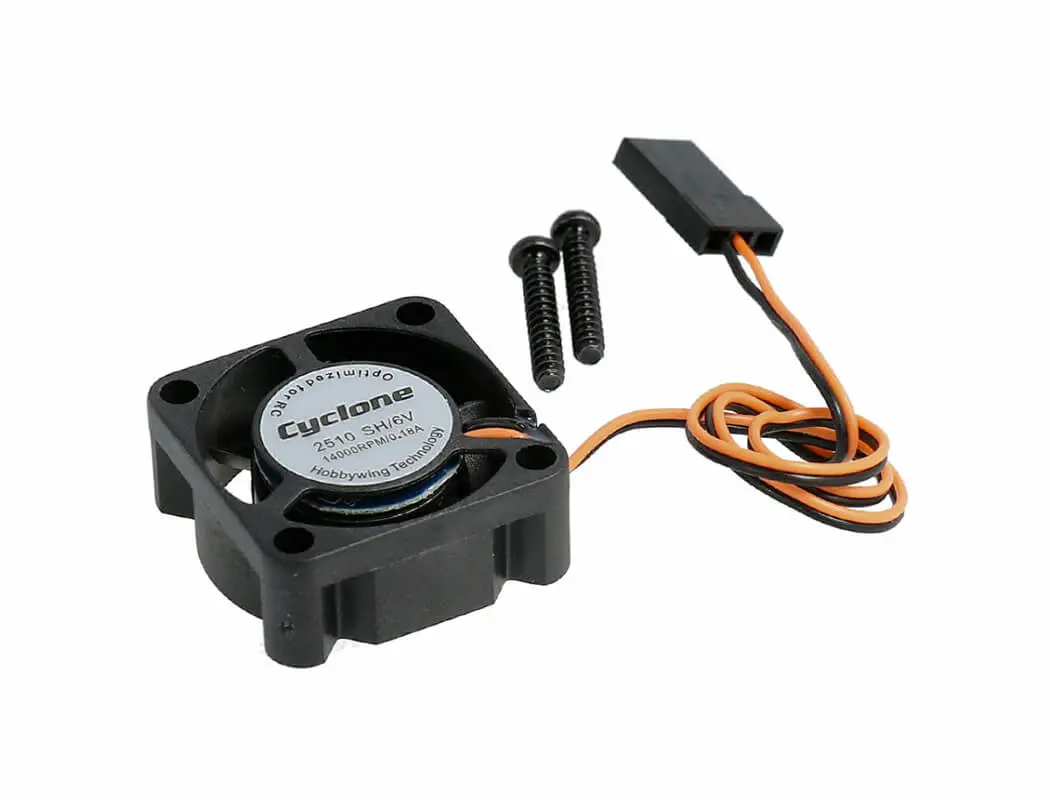 Hobbywing Fan P2510 Jr3p 25mm 6v 14,000rpm Black E – view 3
