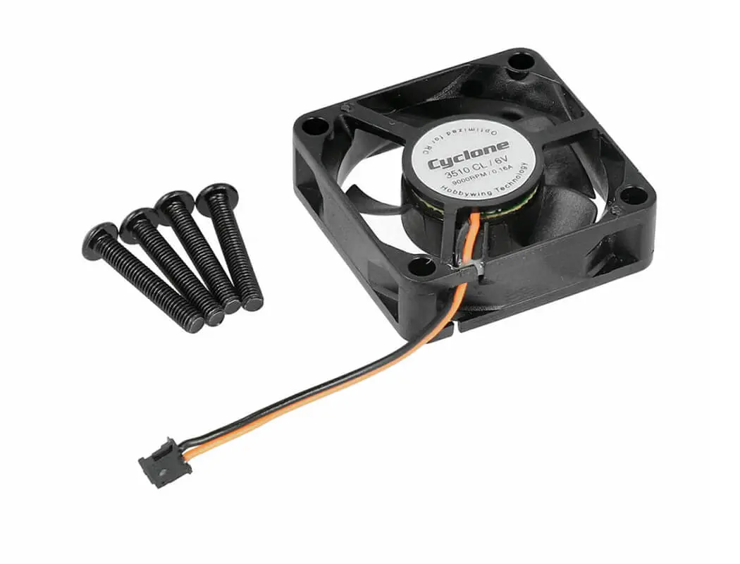 Hobbywing Fan P3510 Zh2y 35x35 6v 9,000rpm Black a (Max6 G2) – view 2