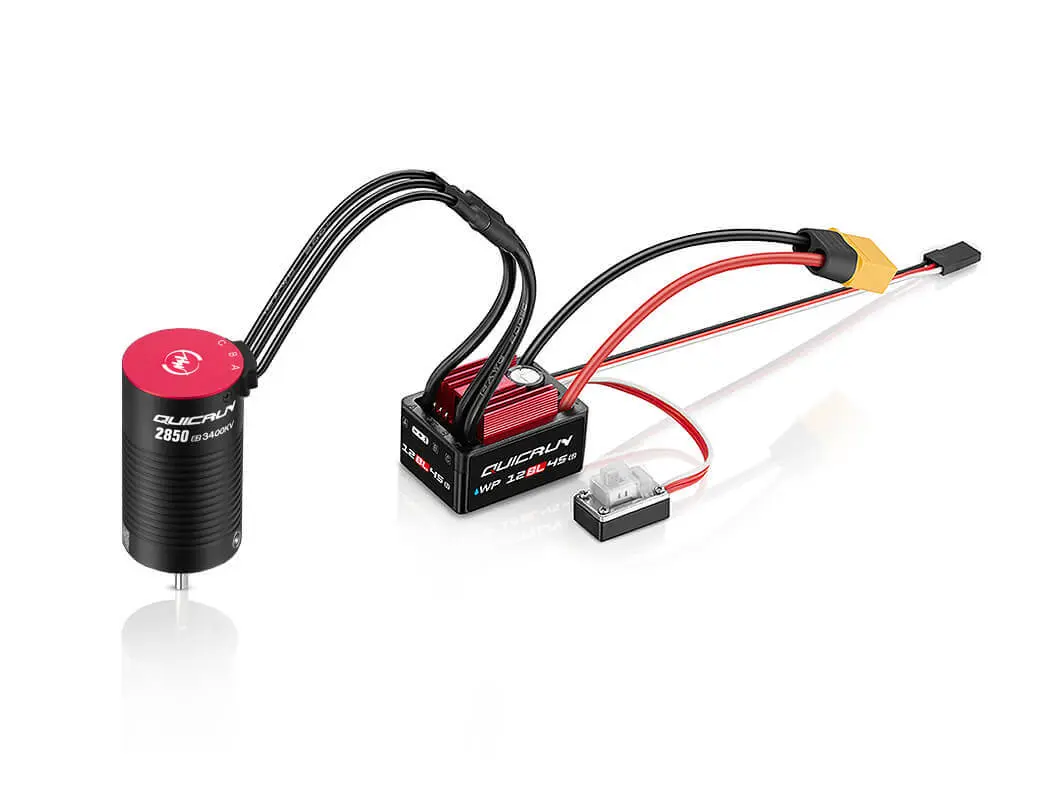 Hobbywing Quicrun Combo Esc G2 12bl45 and 2850sl 3400kv Motor – view 2