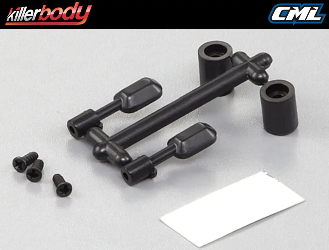 Killerbody Wing Mirror Type "G" Set 1/10 Truck – view 2